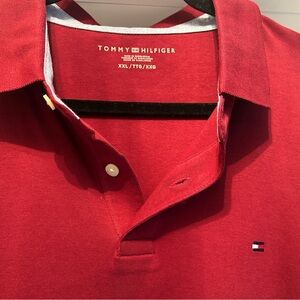 Tommy Hilfiger Men's Deep Red Polo